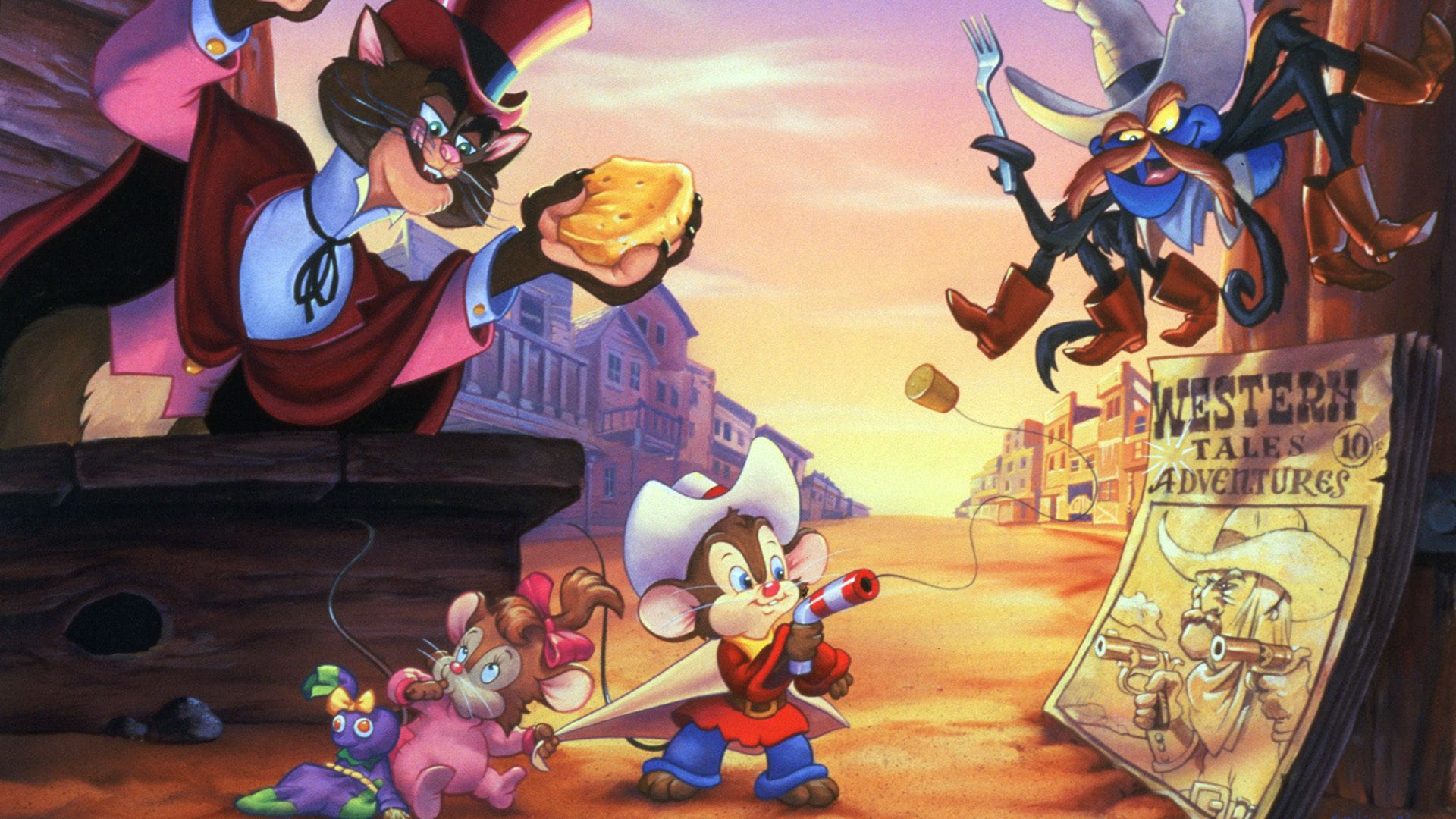 Fievel's American Tails background