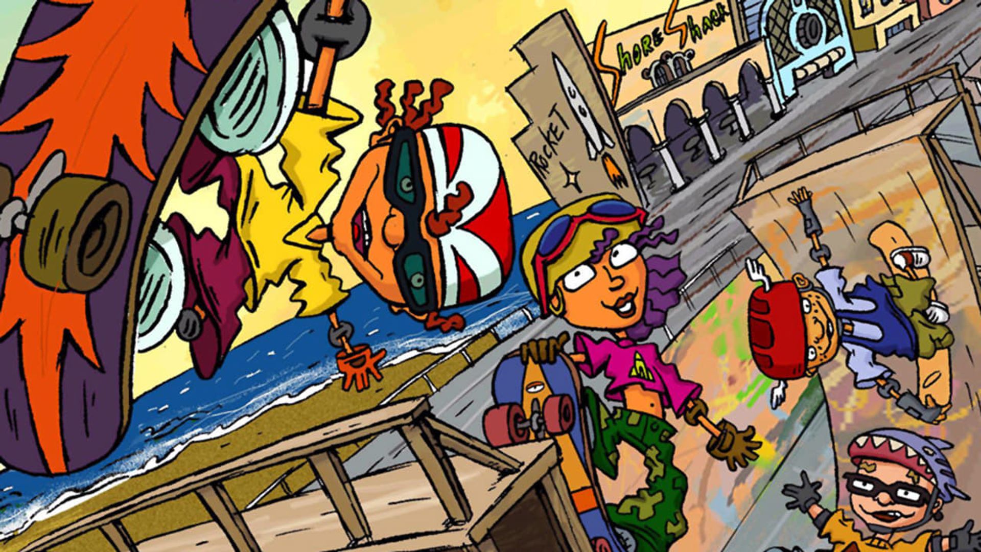 Rocket Power background