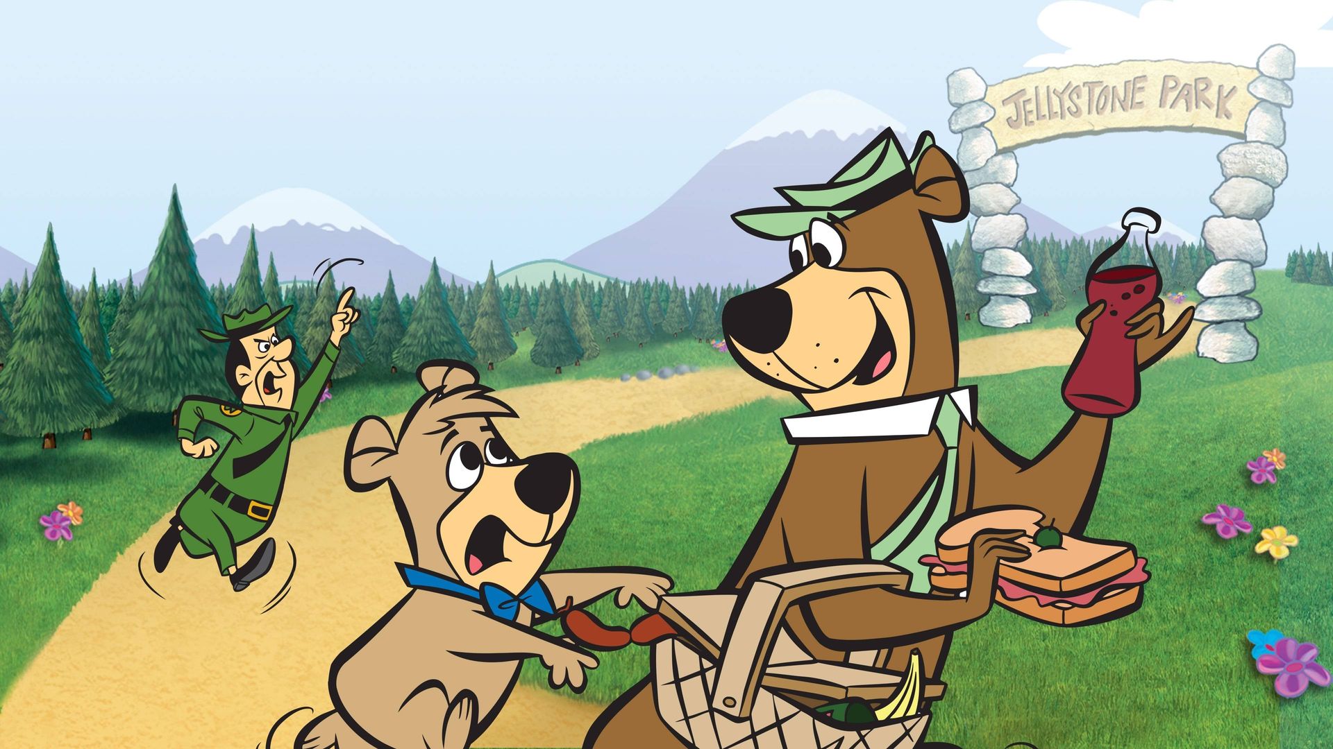 The Yogi Bear Show background