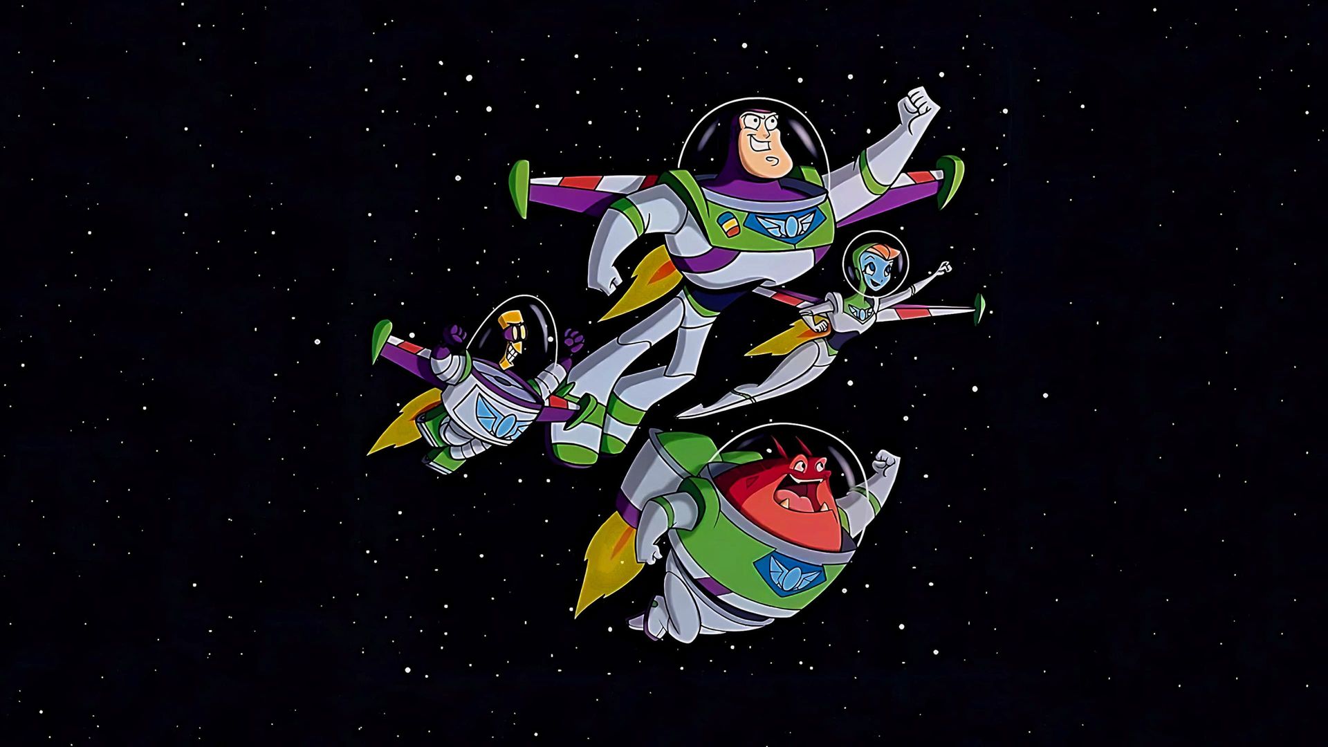 Buzz Lightyear of Star Command background