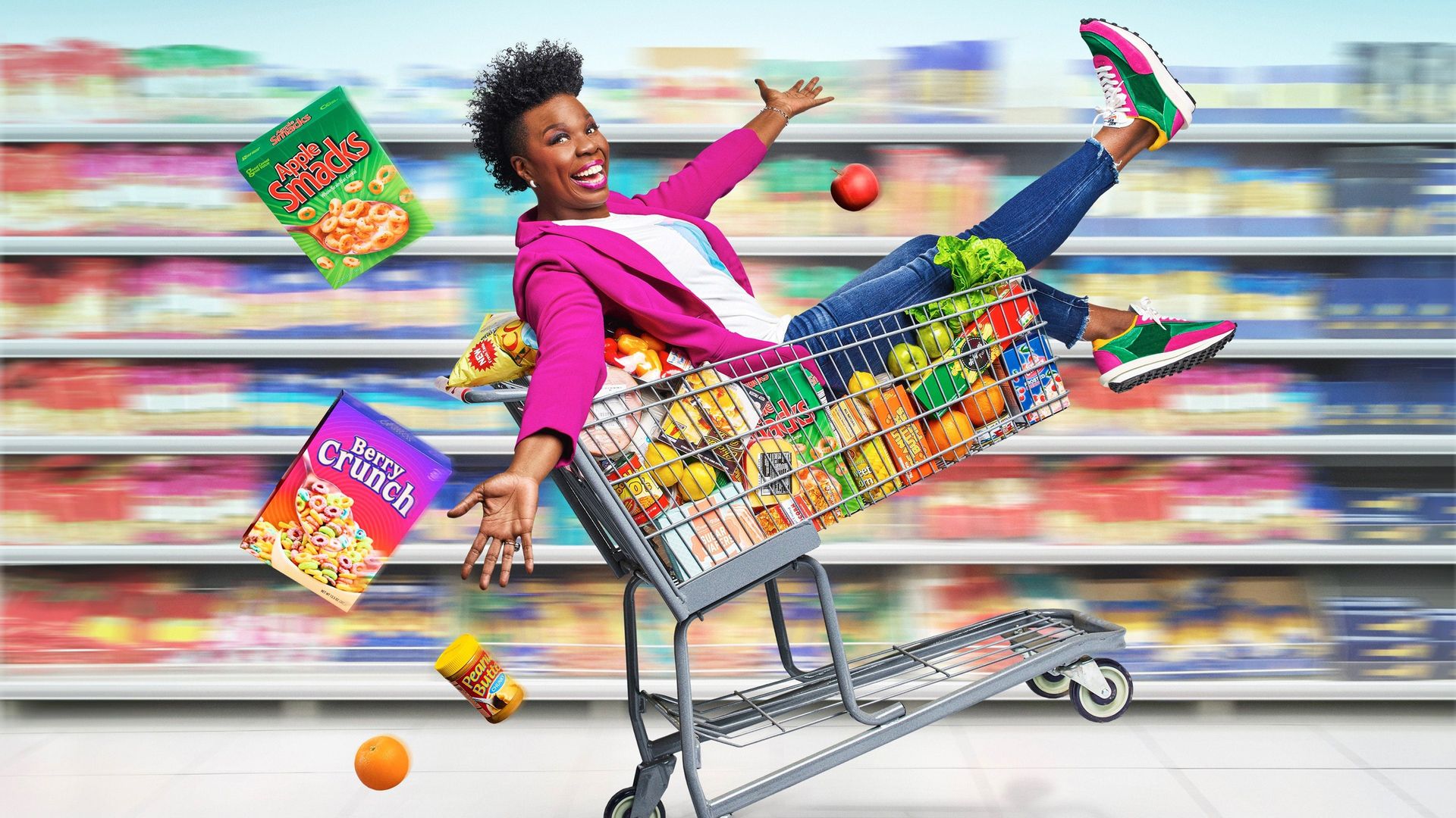 Supermarket Sweep background