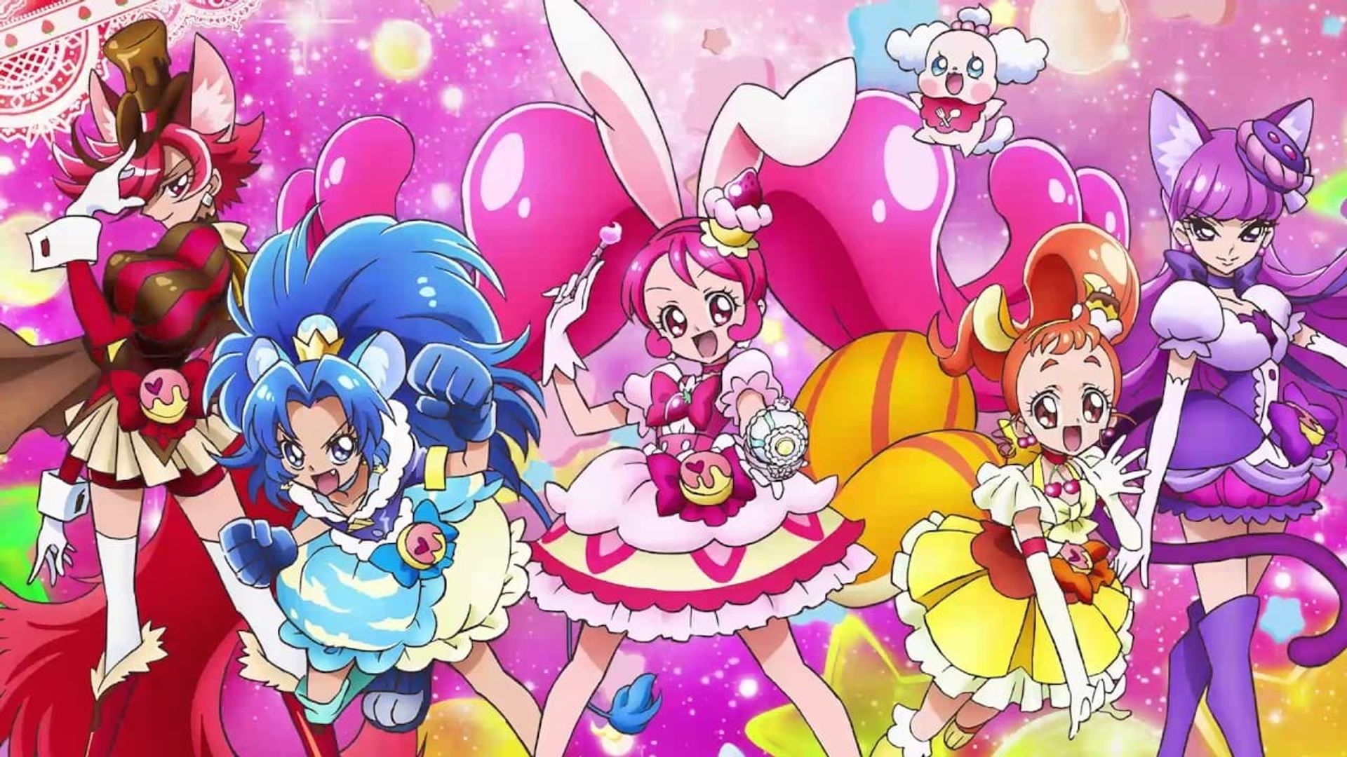 Kira Kira PreCure A La Mode background