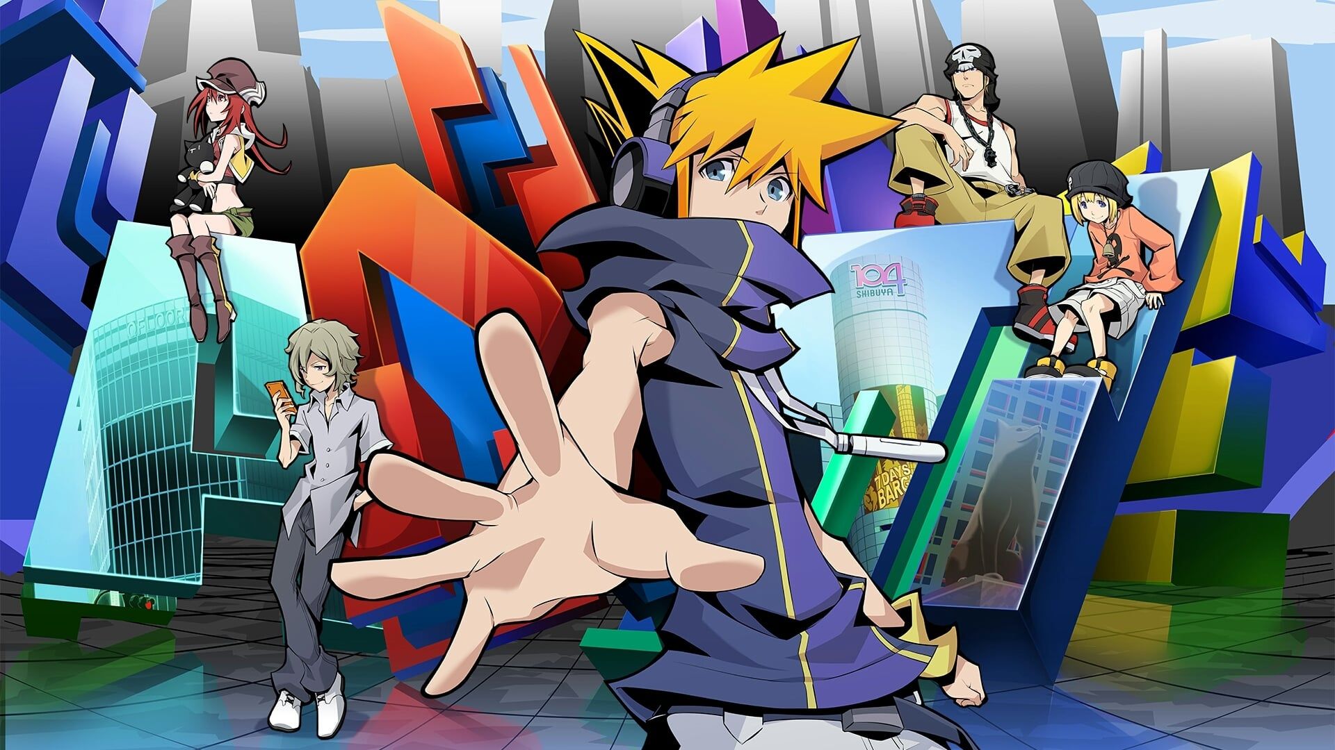 The World Ends with You: The Animation background