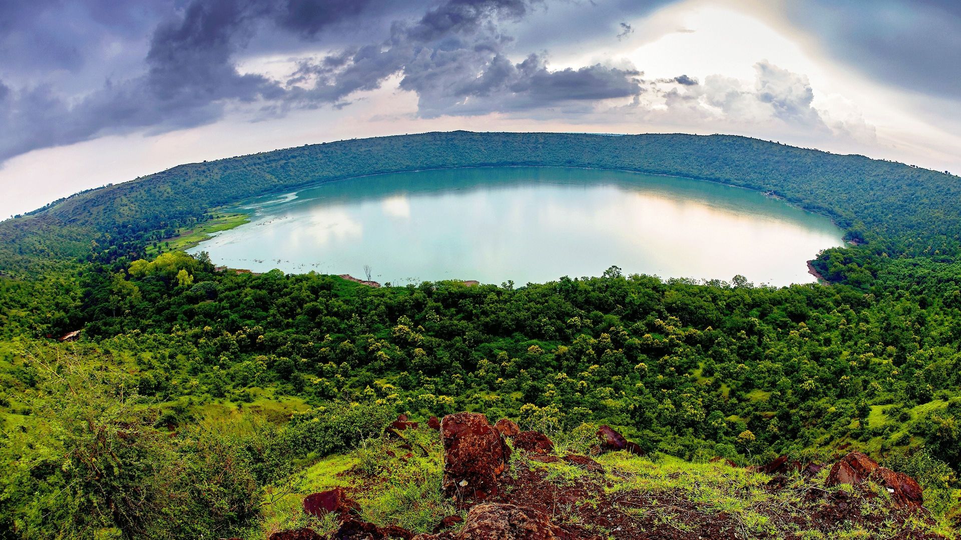 India from Above background