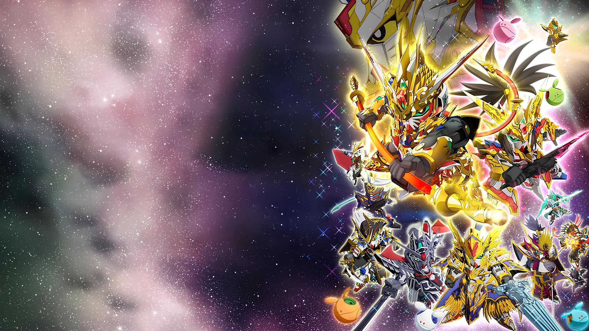 SD Gundam World Heroes background