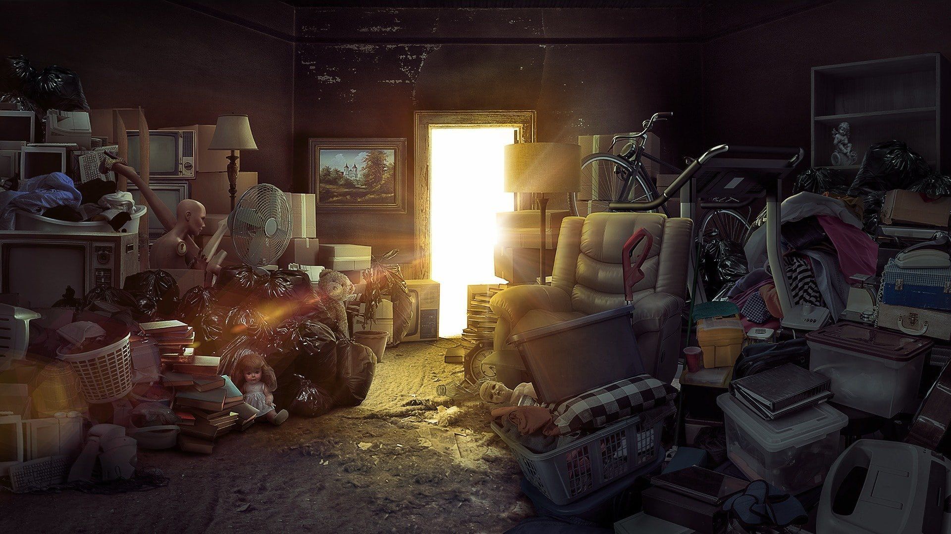 Hoarders background