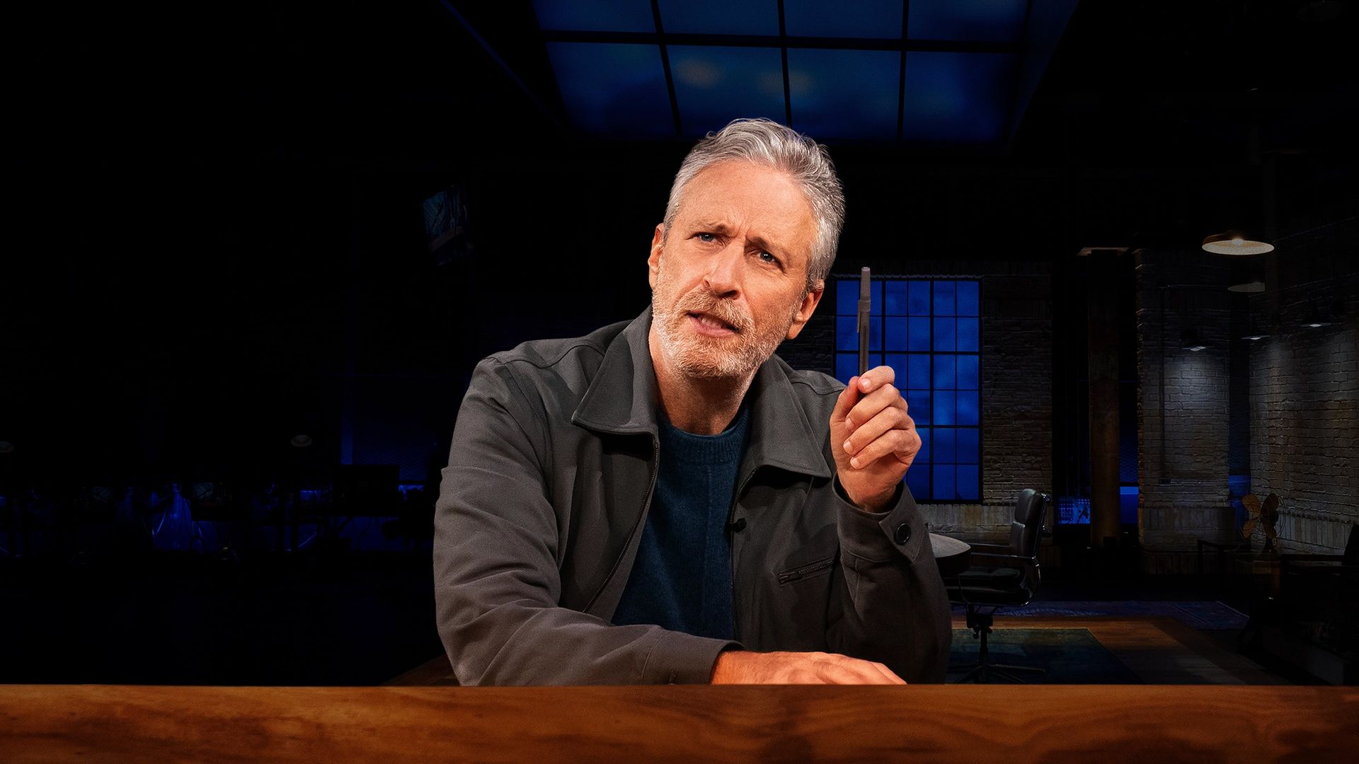 The Problem with Jon Stewart background