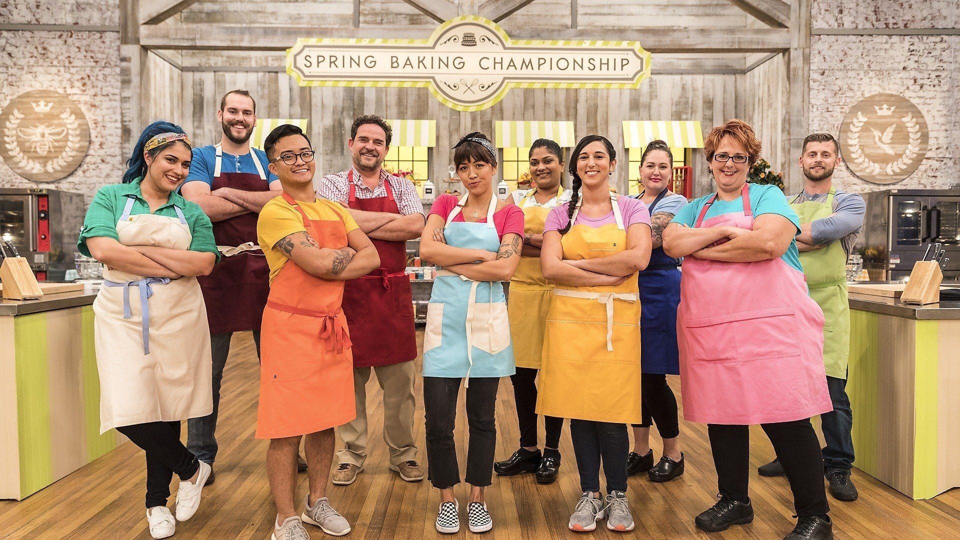 Spring Baking Championship: Easter background