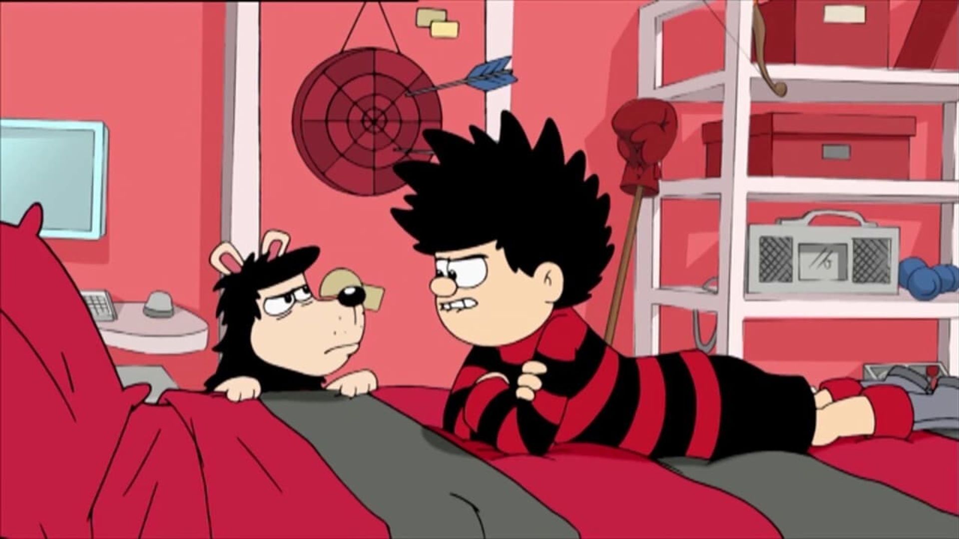 Dennis & Gnasher background