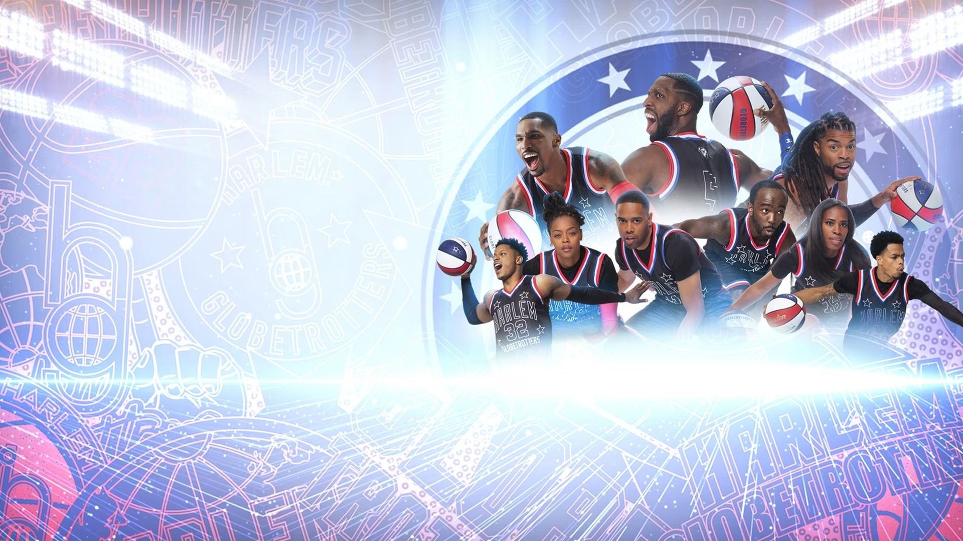 Harlem Globetrotters: Play It Forward background