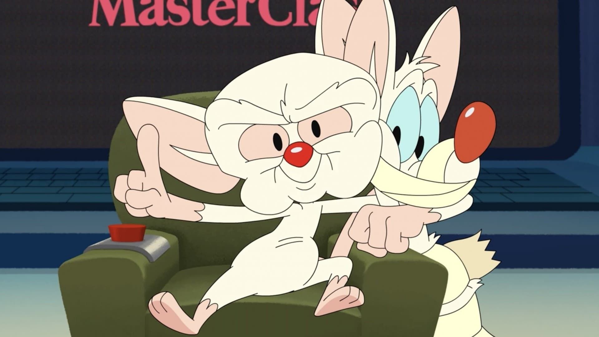 Animaniacs x MasterClass: The Brain Teaches World Domination background