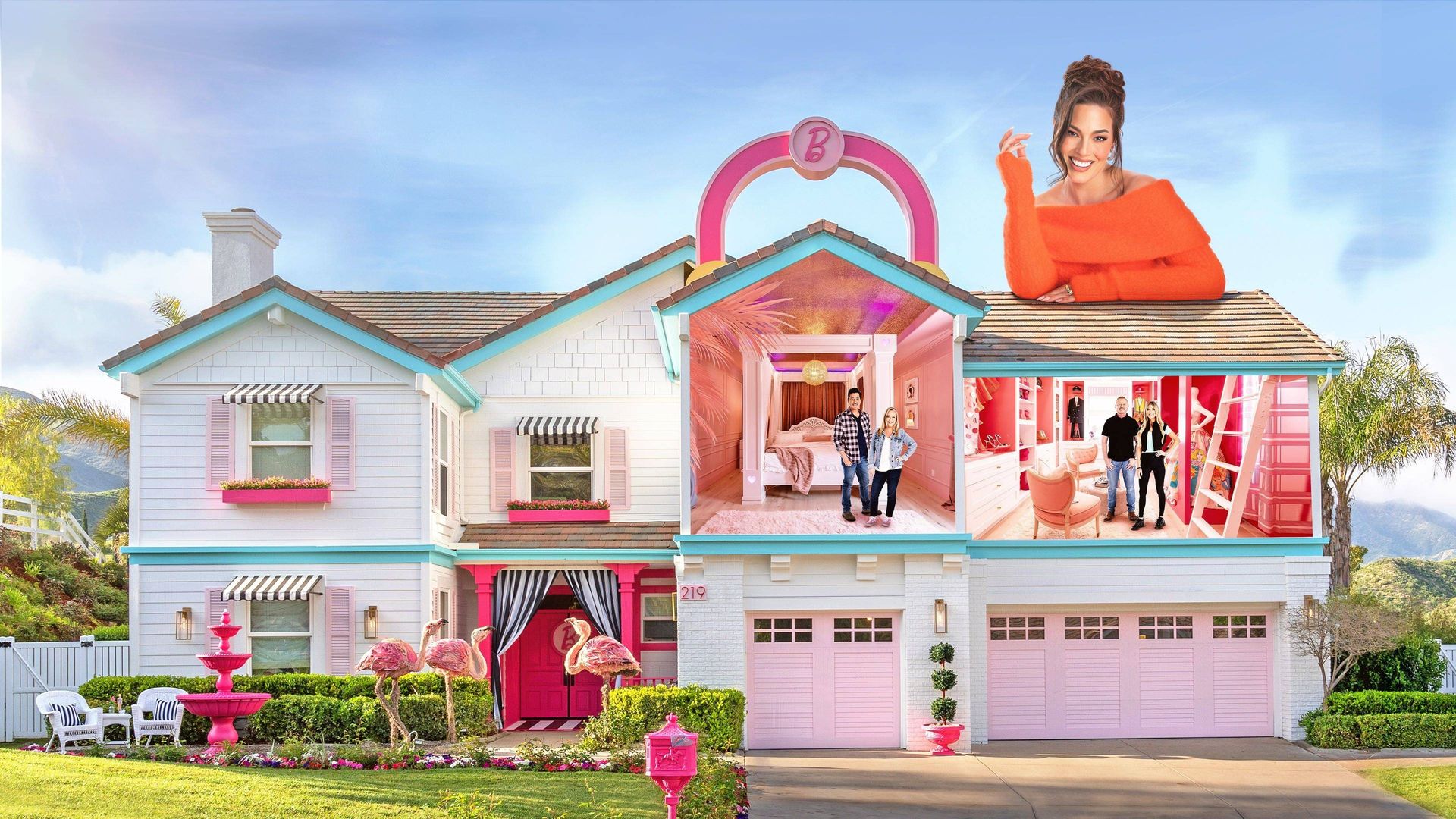 Barbie Dreamhouse Challenge background