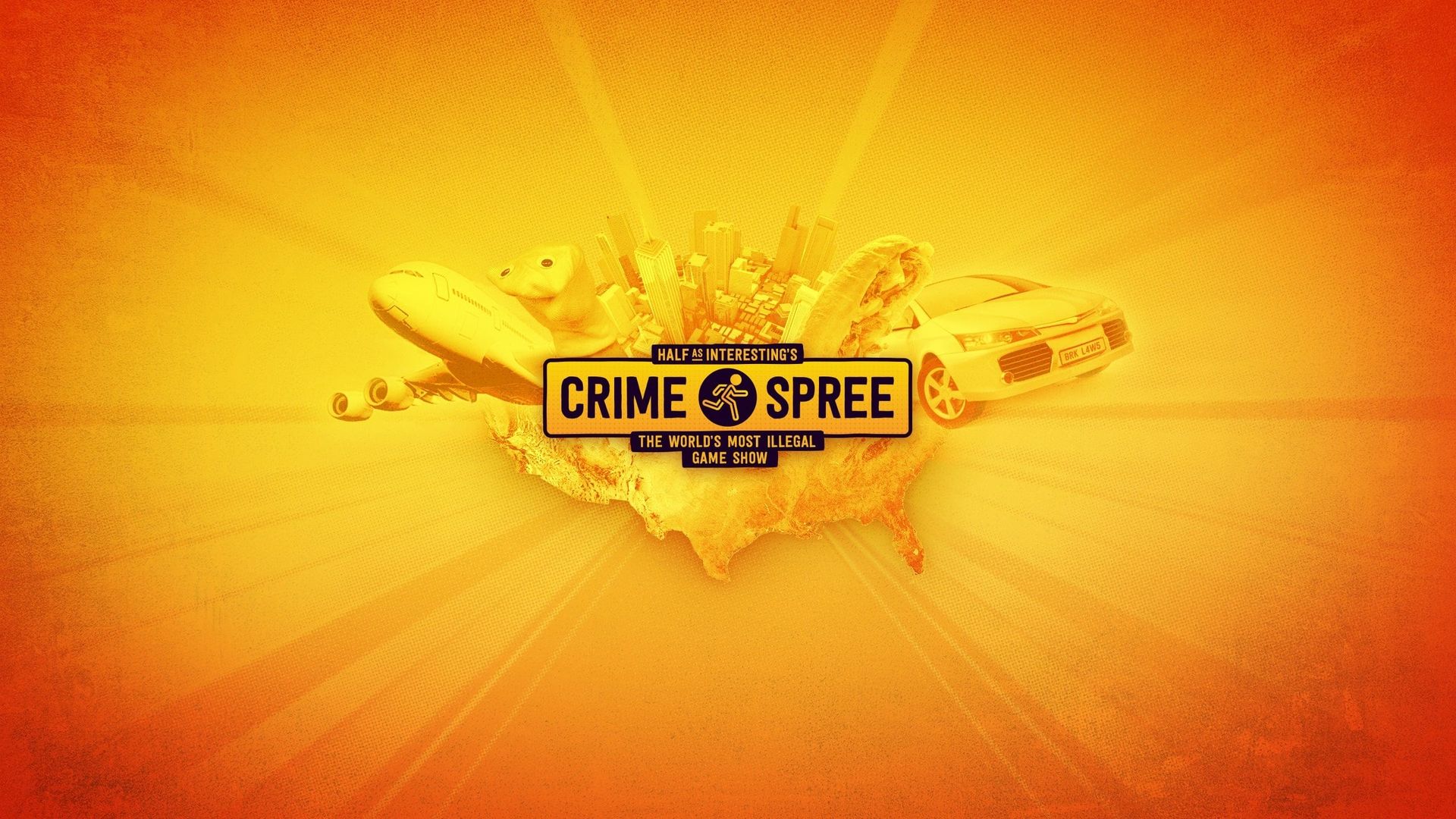 Half as Interesting's Crime Spree: The World's Most Illegal Game Show background