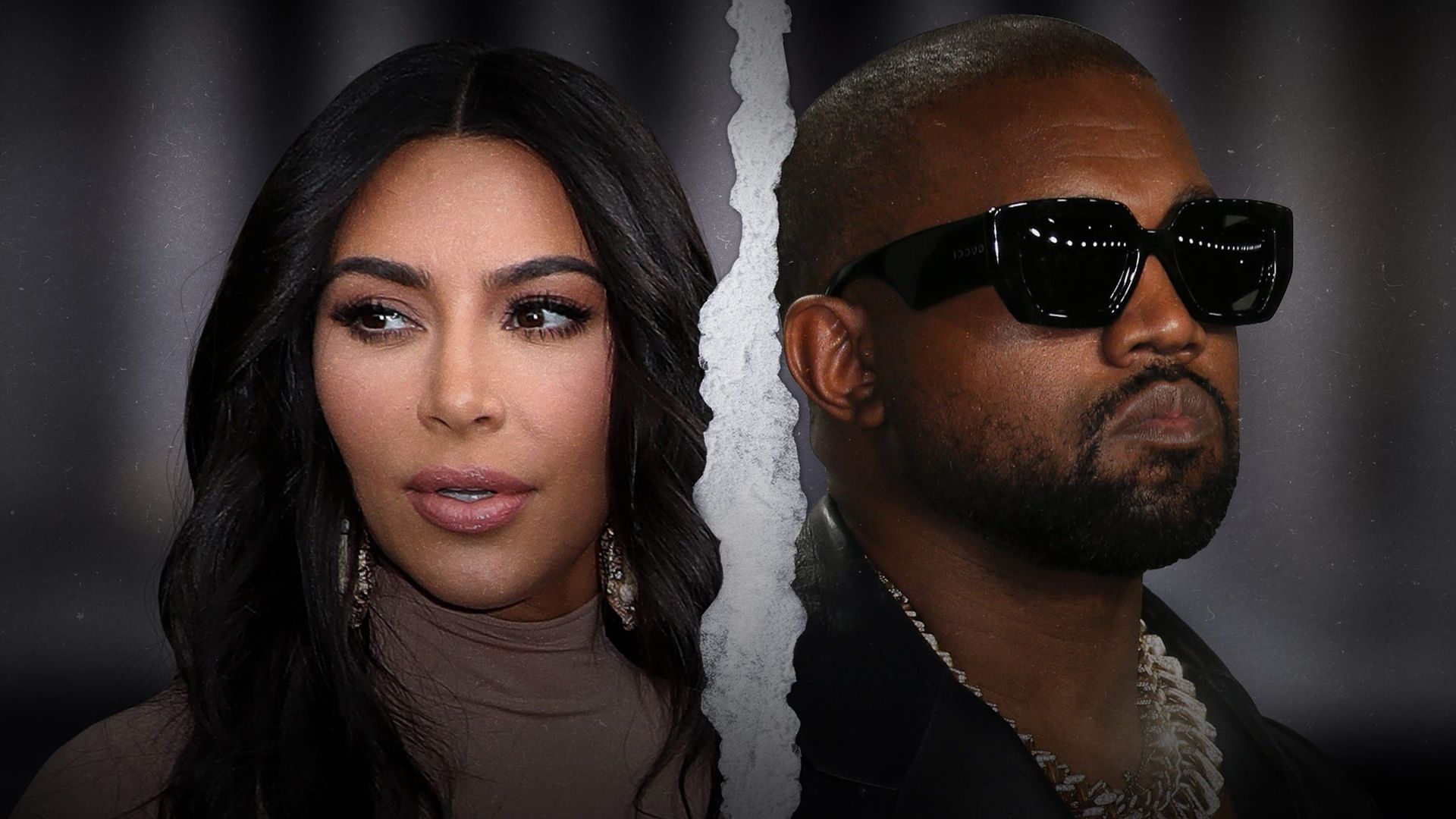 Kim vs Kanye: The Divorce background