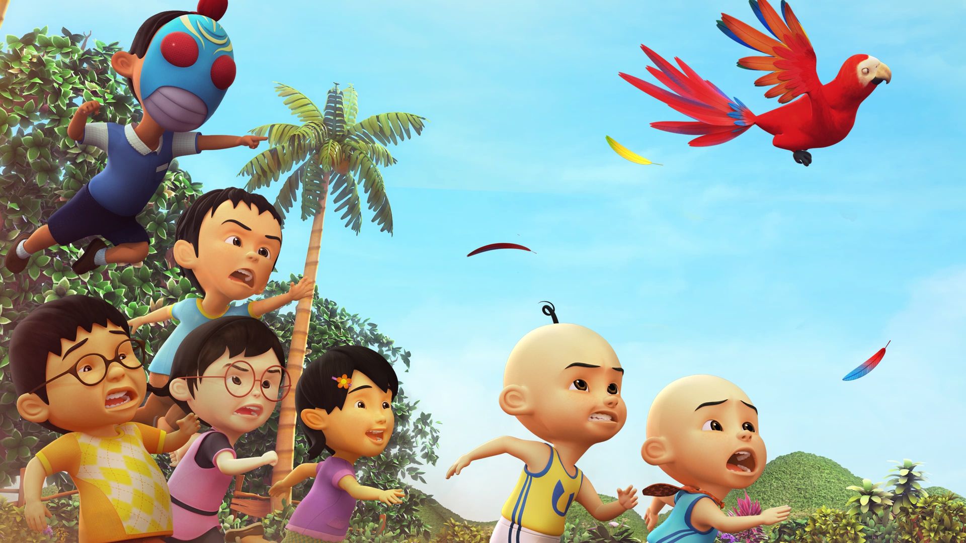 Upin & Ipin background