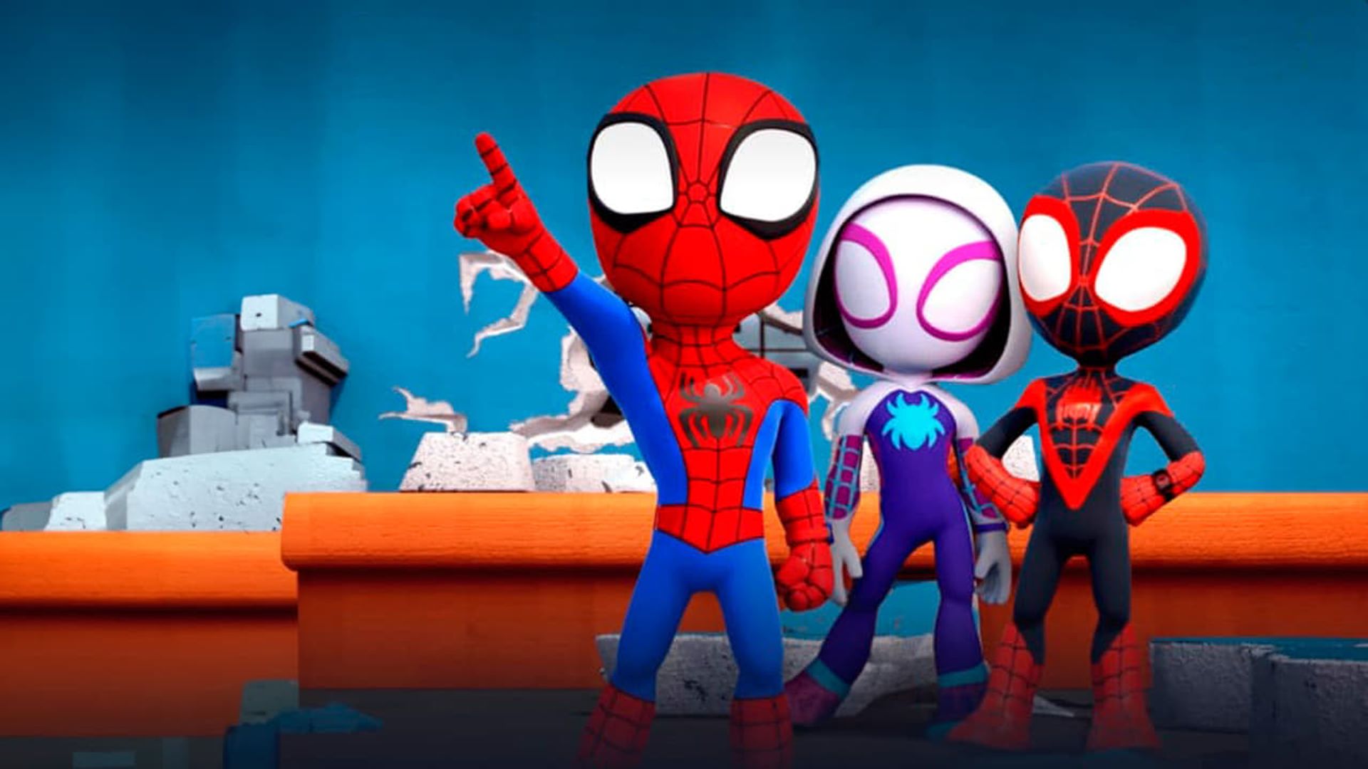 Meet Spidey and His Amazing Friends background