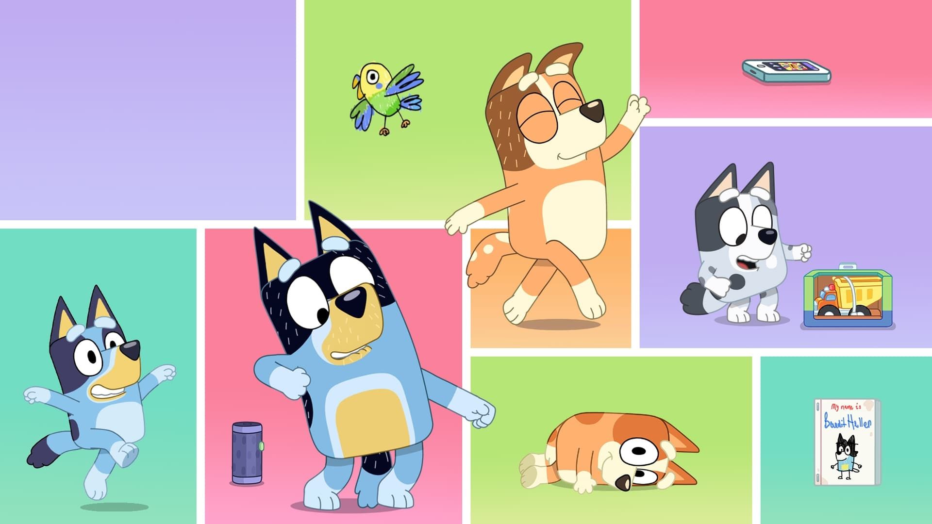 Bluey Minisodes background