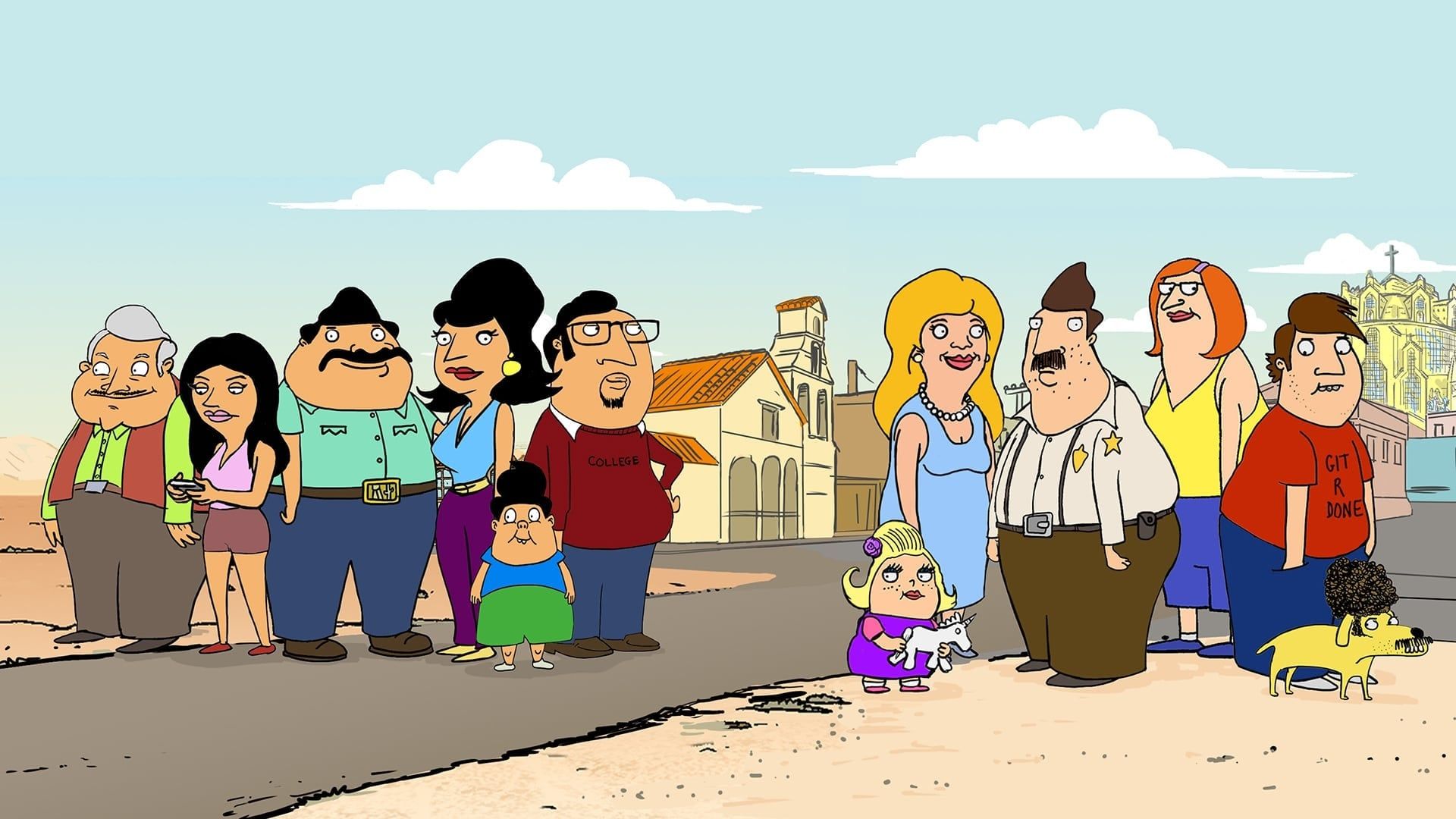 Bordertown background