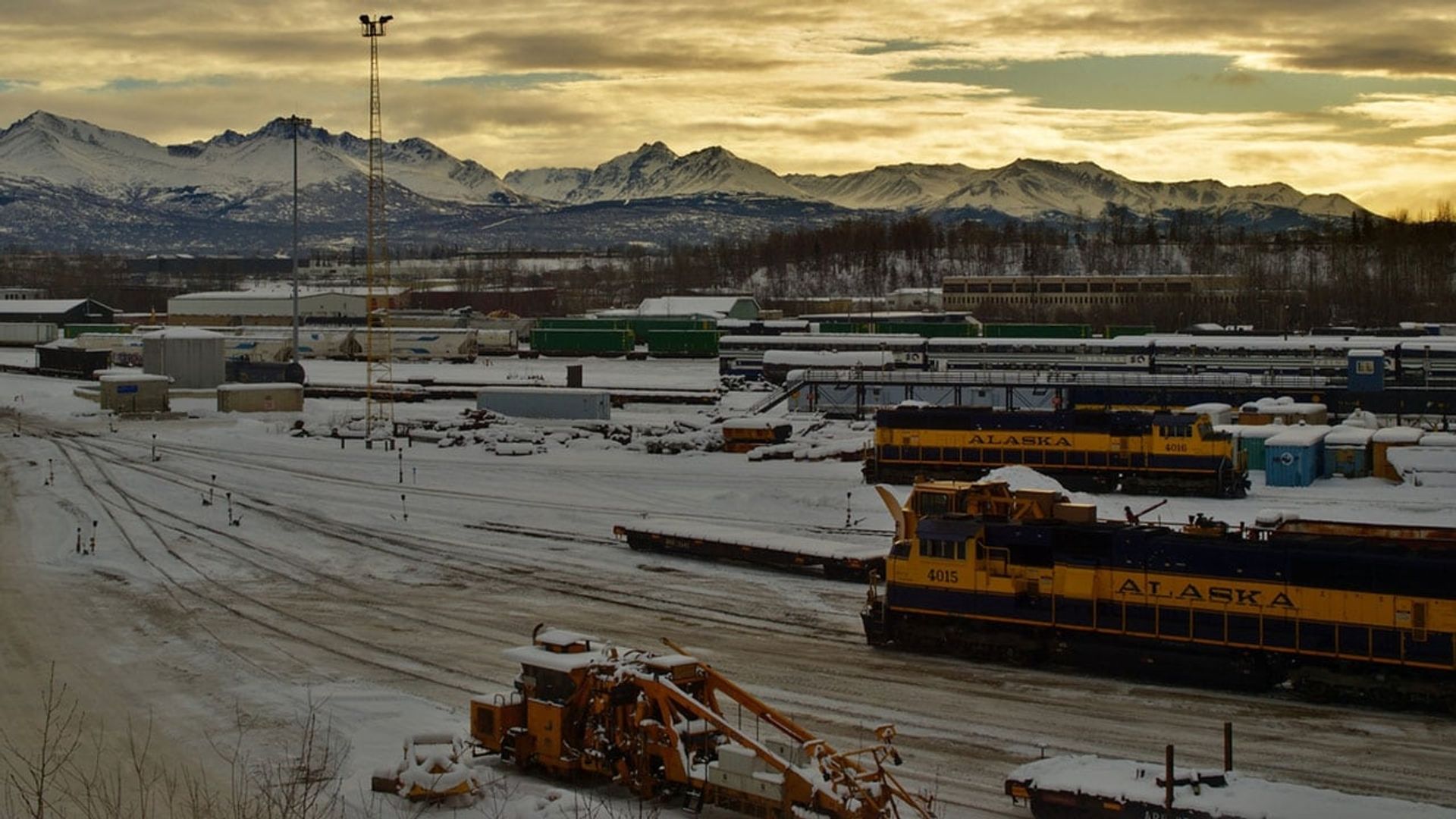 Railroad Alaska background