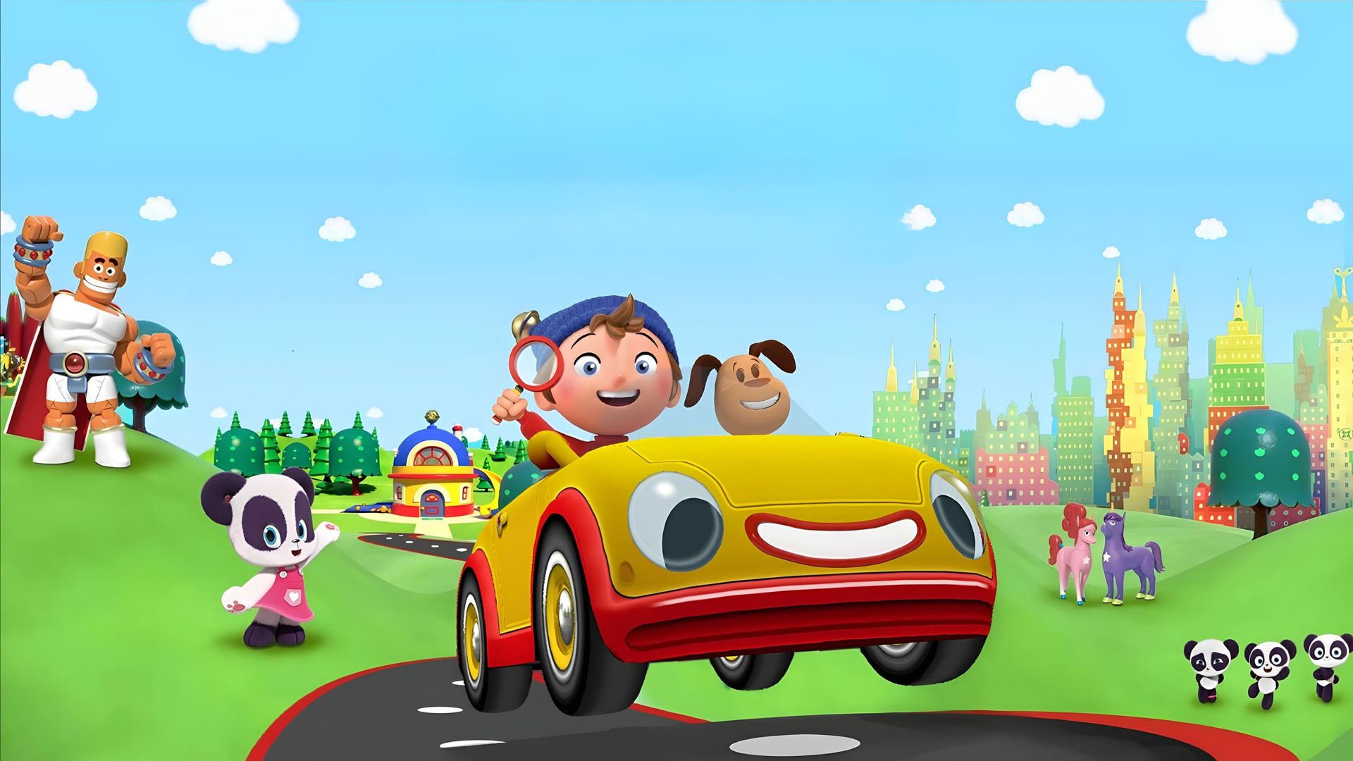 Noddy, Toyland Detective background