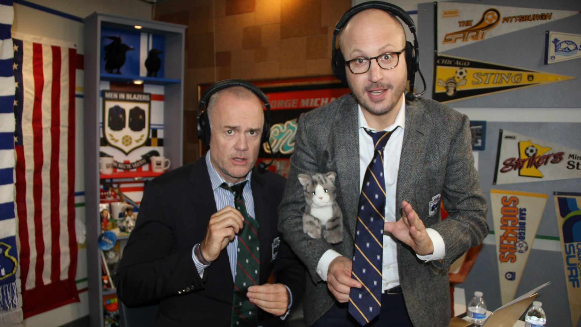 The Men in Blazers Show background