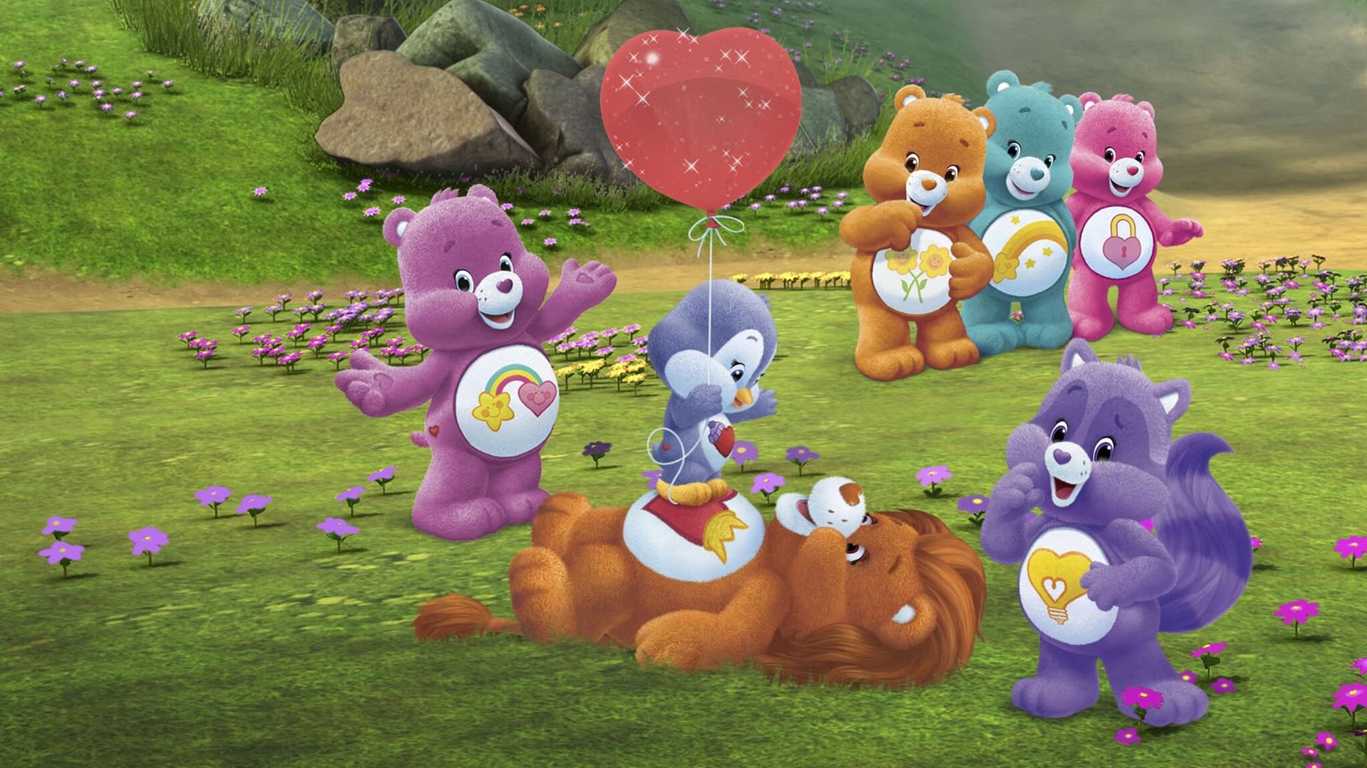 Care Bears and Cousins background