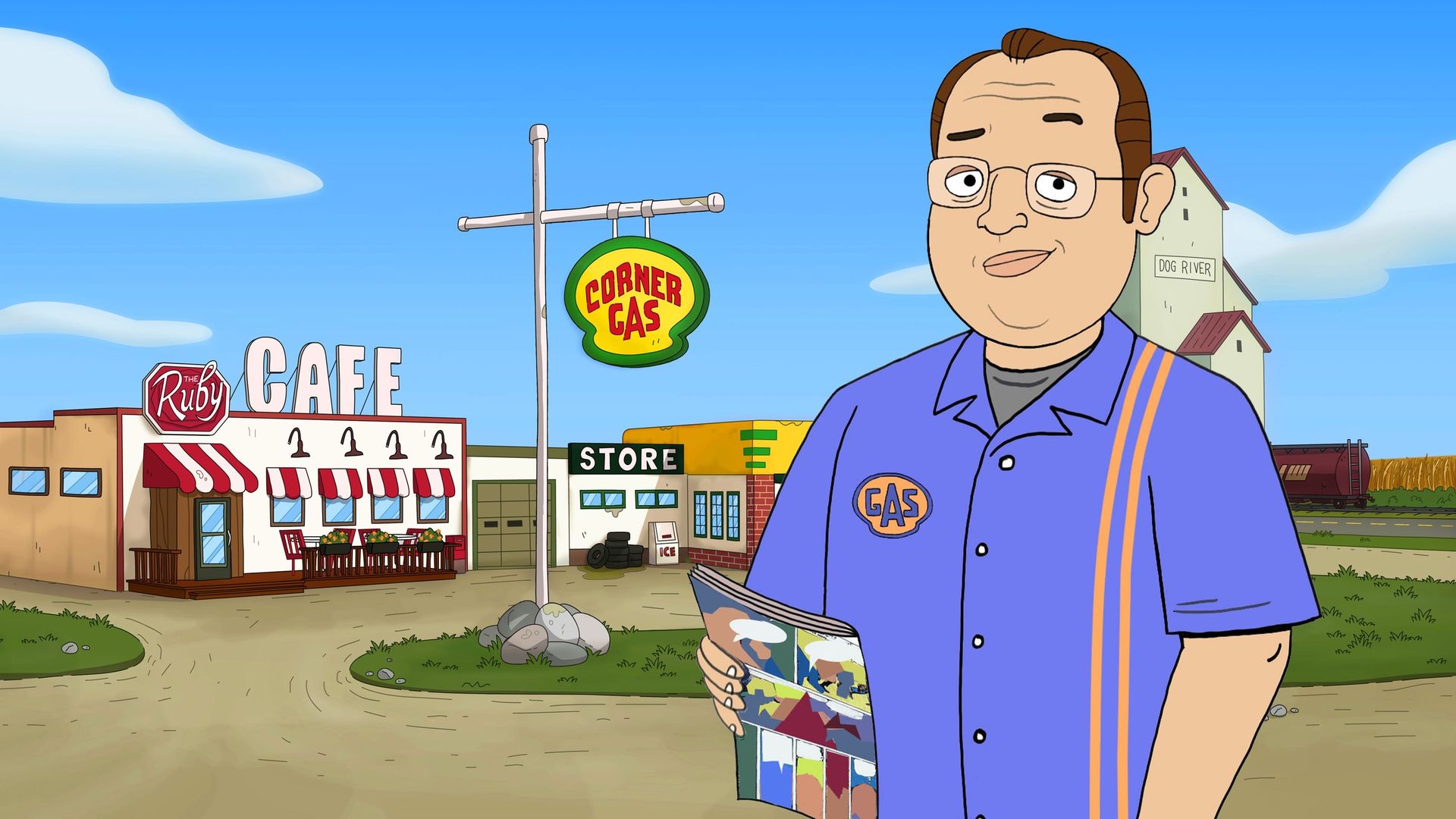 Corner Gas Animated background