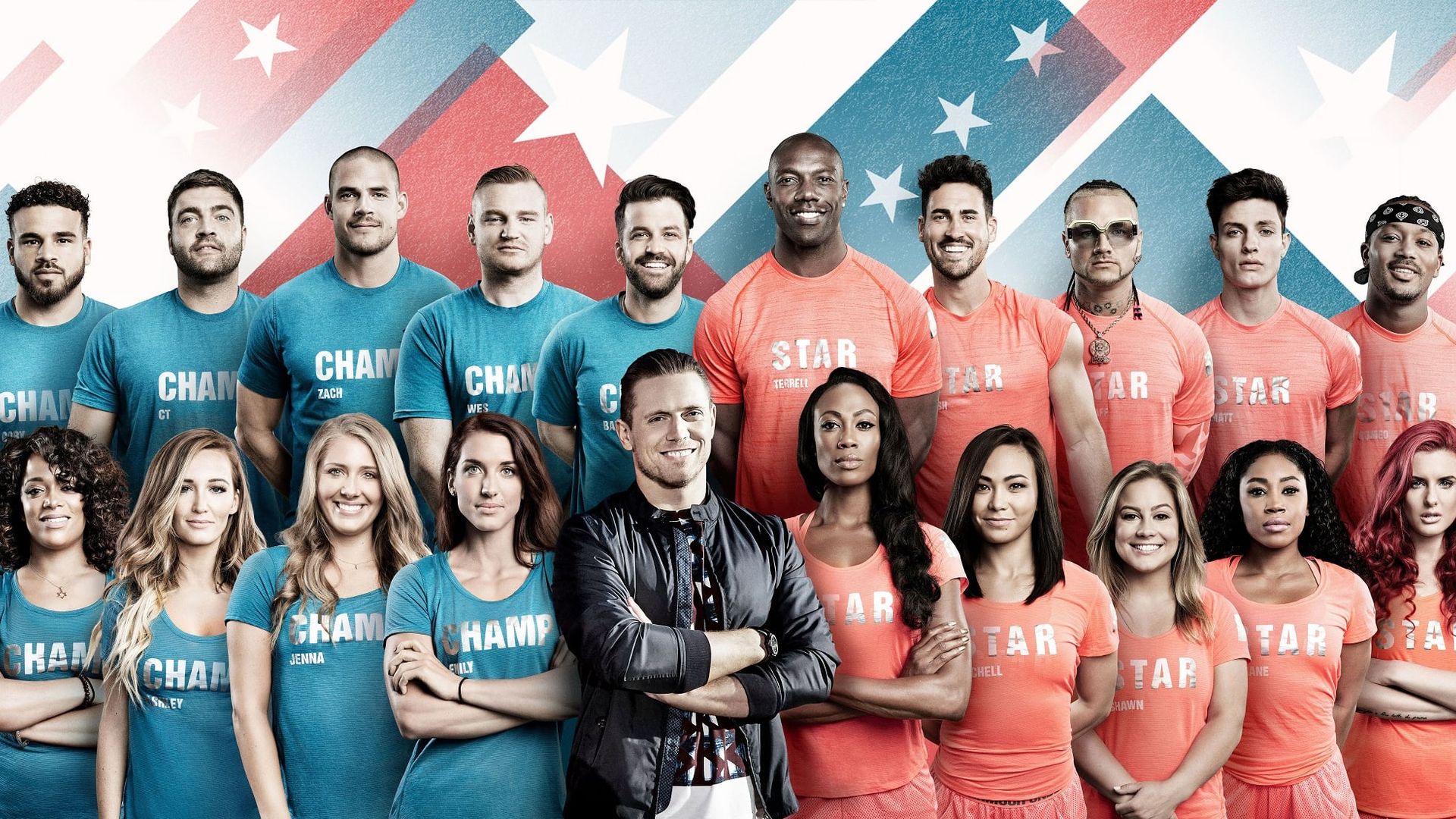 The Challenge: Champs vs. Stars background