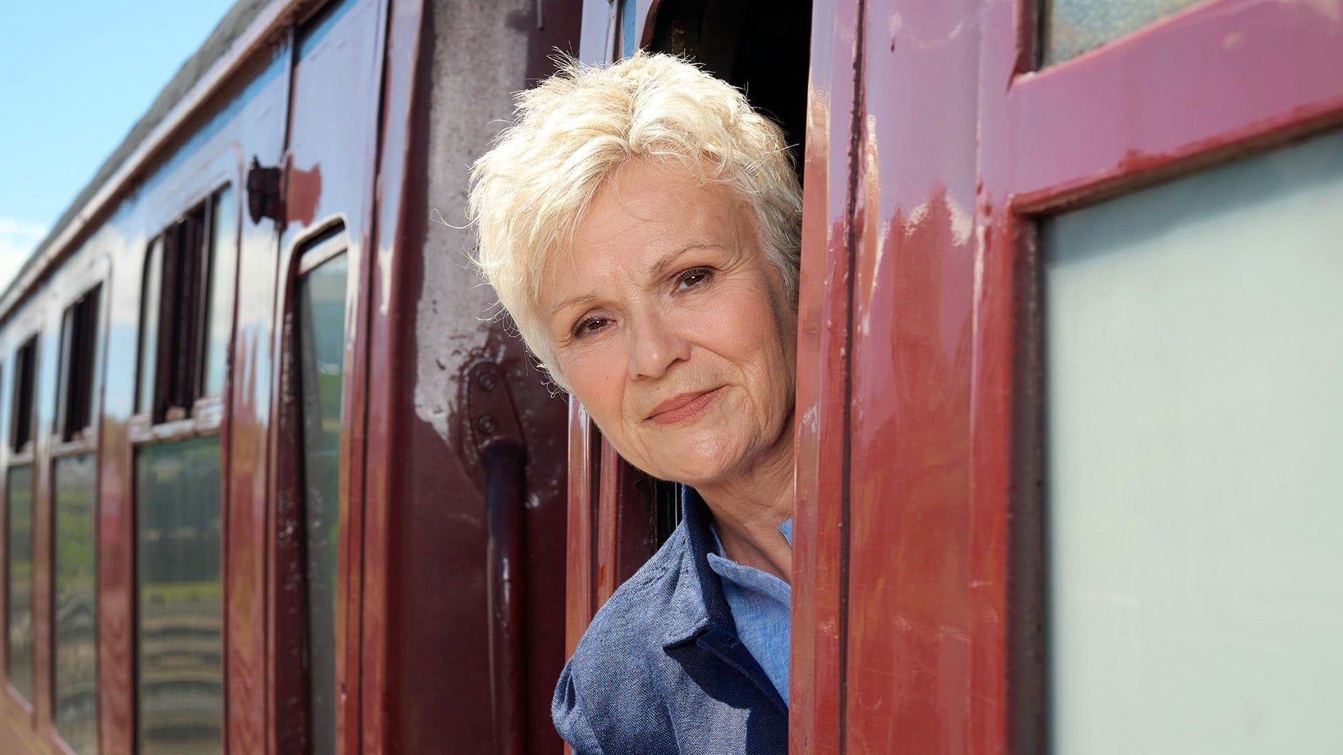 Coastal Railways with Julie Walters background