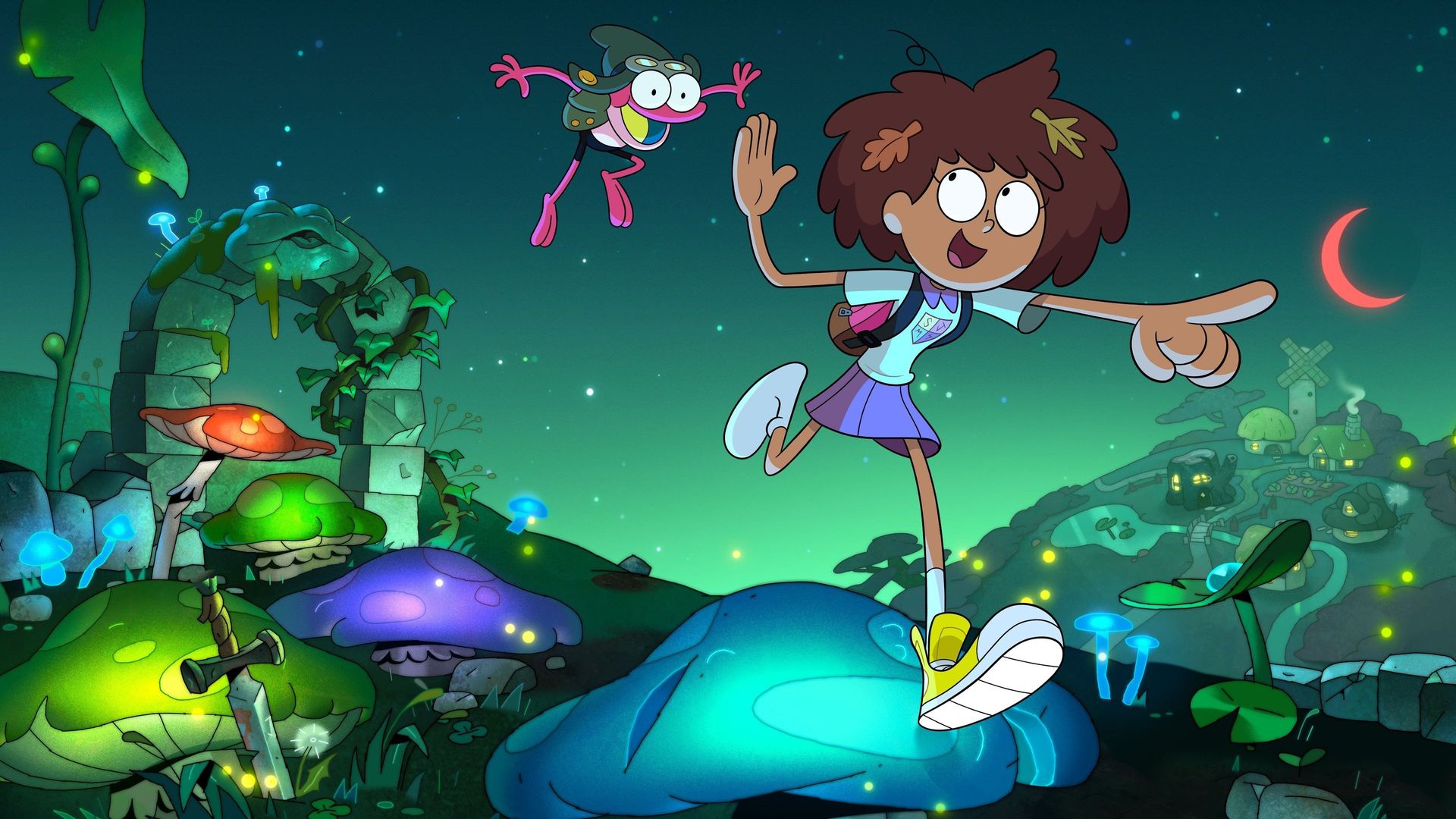 Amphibia background