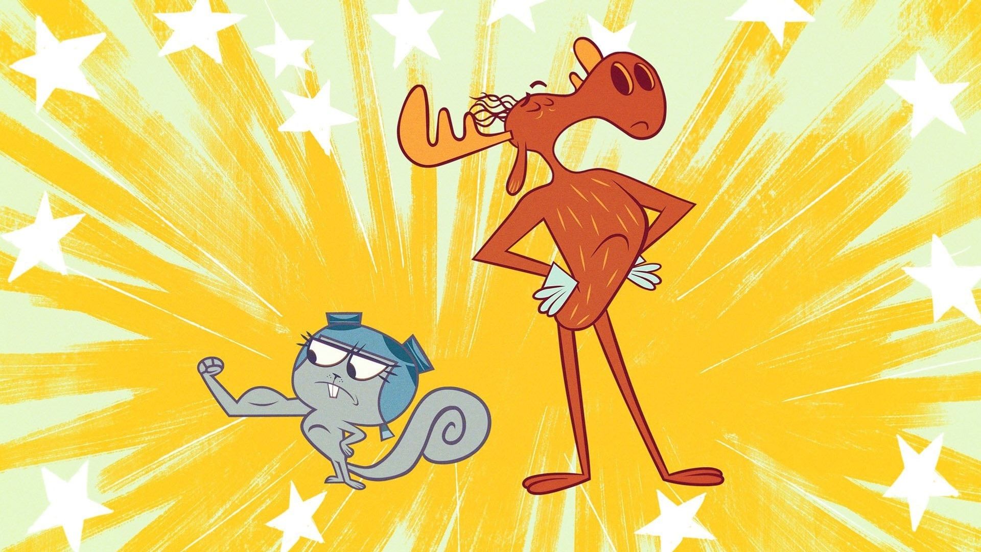 The Adventures of Rocky and Bullwinkle background