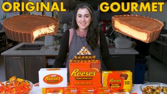 Episode 14 Pastry Chef Attempts to Make Gourmet Reese's Peanut Butter Cups