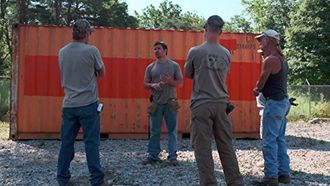 Episode 6 Transforming a Shipping Container into a Portable Barnwood Cabin