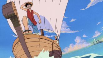 Episode 3 Morgan vs. Luffy! Who's This Beautiful Young Girl?