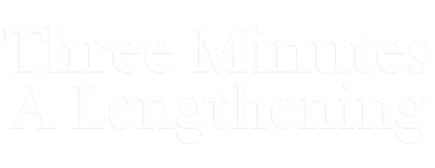 Three Minutes: A Lengthening logo