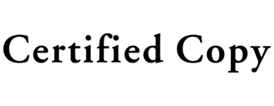 Certified Copy logo