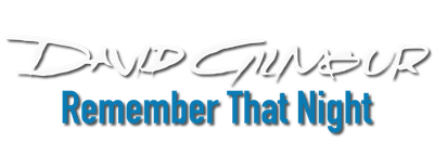 David Gilmour: Remember That Night logo