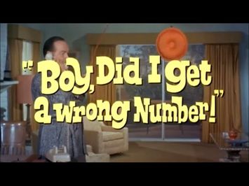 DRIVE-IN TRAILER: 'BOY, DID I GET A WRONG NUMBER' (1966)