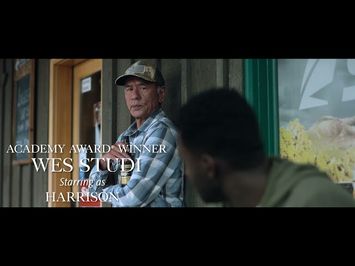 Wes Studi starring as Harrison