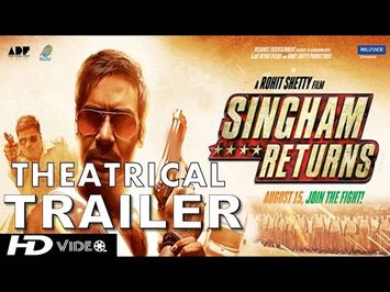 Singham Returns Official Theatrical Trailer | Ajay Devgn & Kareena Kapoor