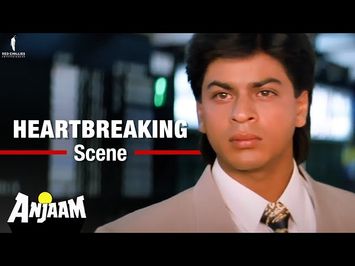 Madhuri Dixit breaks SRK's heart | Movie Scene | Anjaam