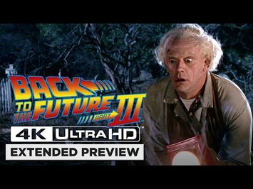 Back to the Future Part III | Opening Scene in 4K Ultra HD | Doc Brown Sees His Own Grave