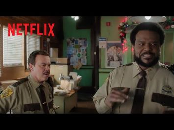 Craig Robinson and Joe Lo Truglio at the Station