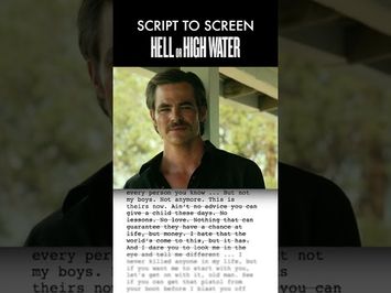 From Script to Screen - Hell or High Water #shorts