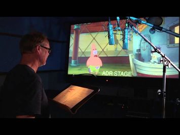 The Spongebob Movie: Sponge Out Of Water: Behind the Scenes Voice Recording | ScreenSlam