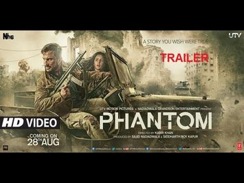 Phantom (2015) Official Trailer Saif Ali Khan,Katrina Kaif,Rajesh Tailang Is Raw Agent Alok