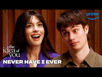 Nicholas Galitzine and Anne Hathaway Play Never Have I Ever