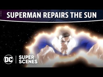 DC Super Scenes: Superman Repairs the Sun