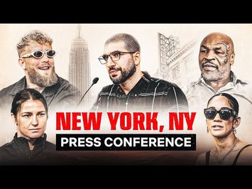 Netflix and MVP Present: Paul vs. Tyson & Taylor vs. Serrano Press Tour - Part I