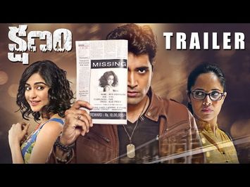 Kshanam Trailer - Adivi Sesh, Adah Sharma, Anasuya Bharadwaj | 26th FEB 2016